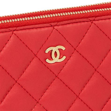 chanel double zip|pre owned chanel wallet.